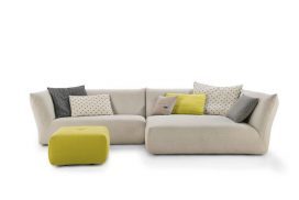 anni - Polstergarnitur beige mit farbigen Polstern