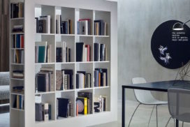 frame-01 Buchregal, Bibliothek, Raumteiler