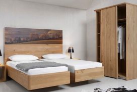 ga-05 Schlafzimmer in Massivholz Fichte gewachst oder natur