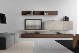 pres-13 Moderne Wohnwand, TV-Möbel