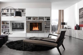 pres-18 Wohnwand, Bücherregal, Sideboard