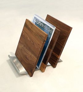 Zeitungsständer Holz/Metall