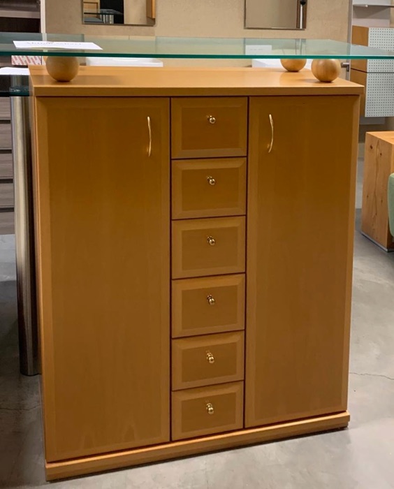 Highboard Buche Furnier